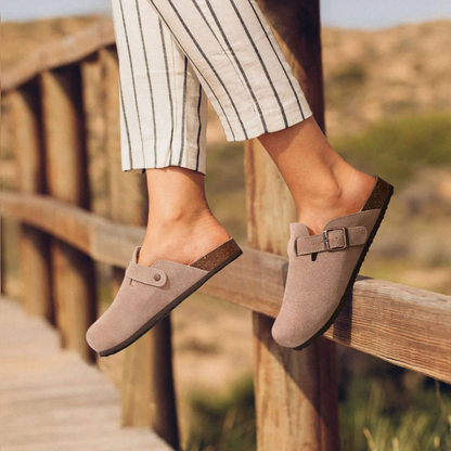 Dames Sandalen Orthopedisch Comfortabel Suède