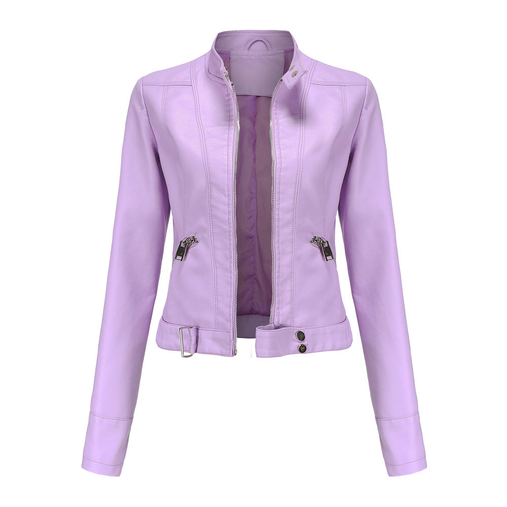 Dames Leren Jas Tijdloos & Elegante Look