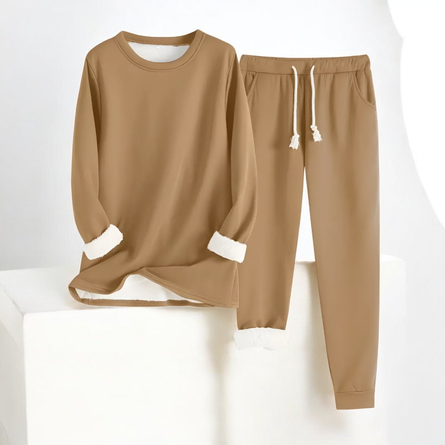 Dames Fleece Set Warm Thermo Isolatie