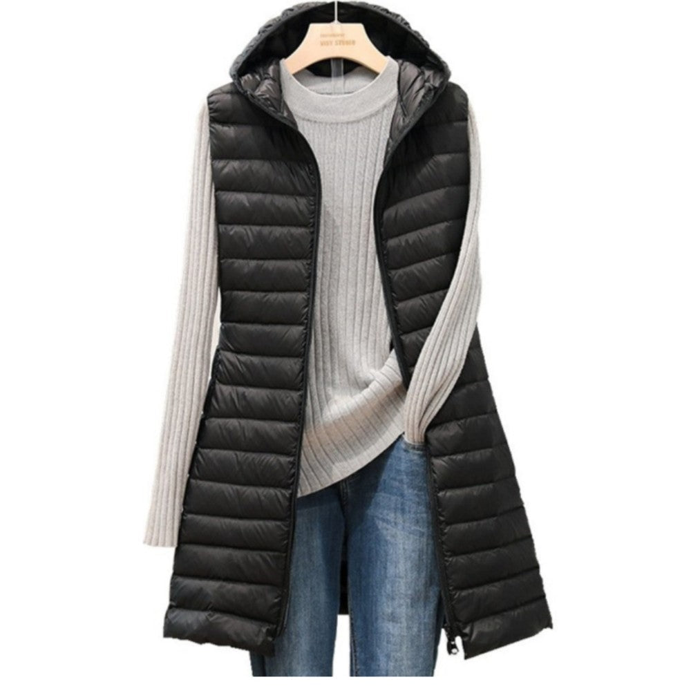 Dames Vest met Capuchon Lichtgewicht Warm voor Herfst en Winter