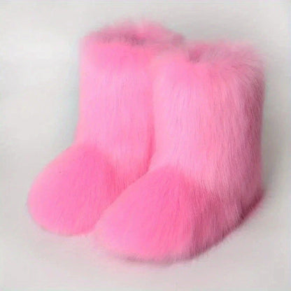 Dames Snowboots Warm Pluizig Comfortabele Laarzen - StudioMarella