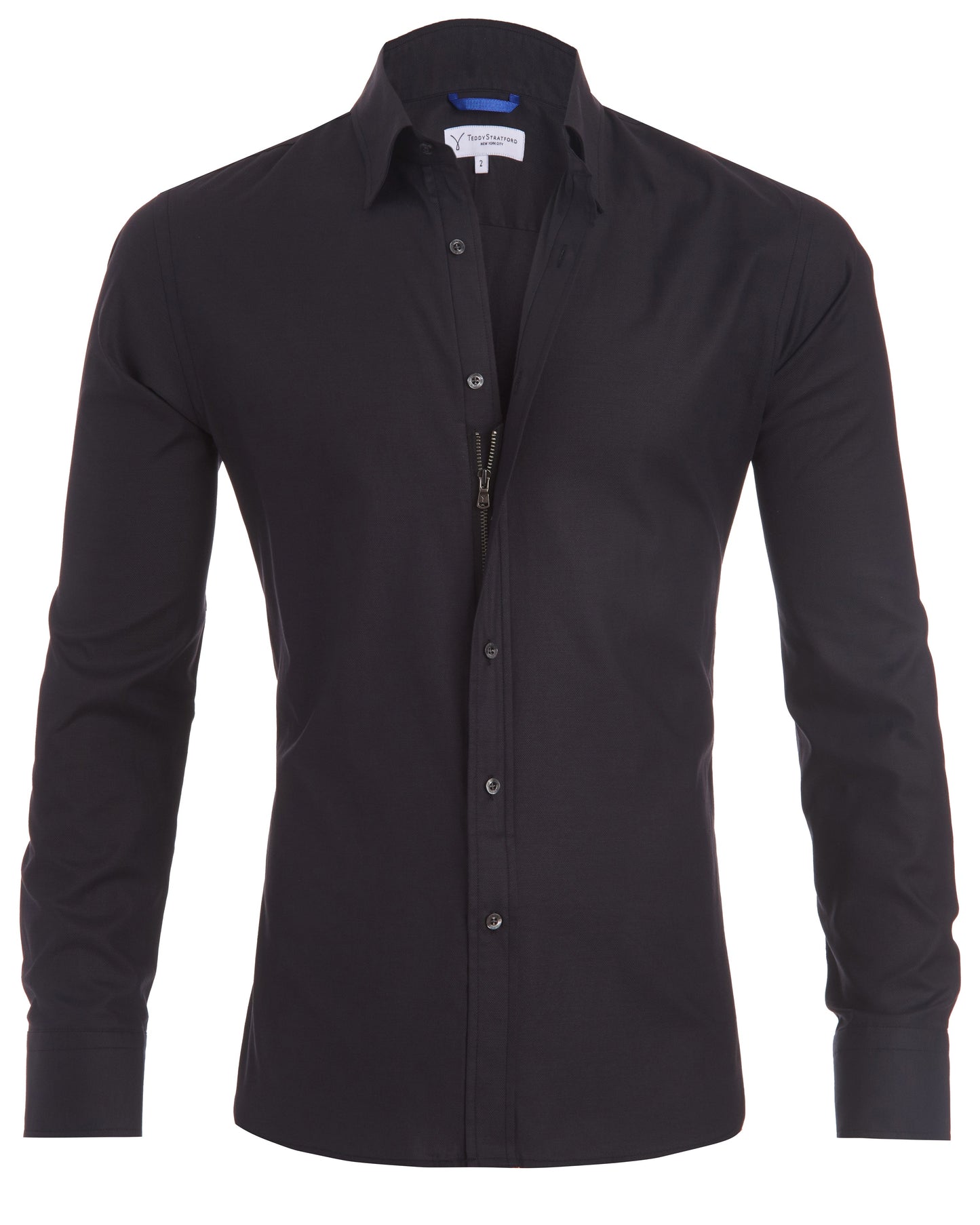 Heren Overhemd Wit Slim Fit Klassieke Stijl