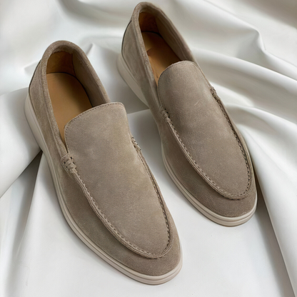 Elegante Heren Loafers Klassiek Design Leer