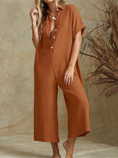 Dames Jumpsuit Zomer Comfortabele Jurk voor Werk en Vakantie