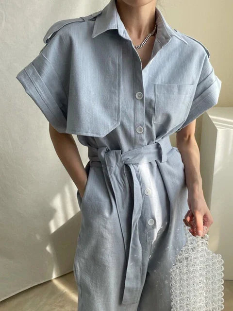 Dames Jumpsuit Zomerse Stijl Comfortabel en Trendy - StudioMarella