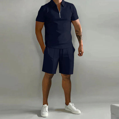 Heren Zomerset Tweedelig - Comfortabele Polo en Korte Broek
