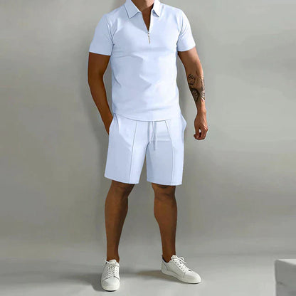 Heren Zomerset Tweedelig - Comfortabele Polo en Korte Broek