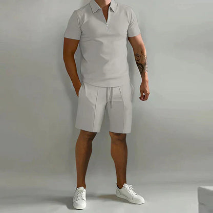 Heren Zomerset Tweedelig - Comfortabele Polo en Korte Broek