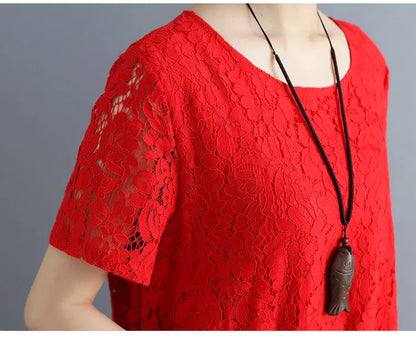 Zomerjurk met Kanten Details Vrouwen Jurk Zomer