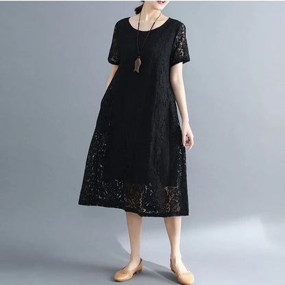 Zomerjurk met Kanten Details Vrouwen Jurk Zomer