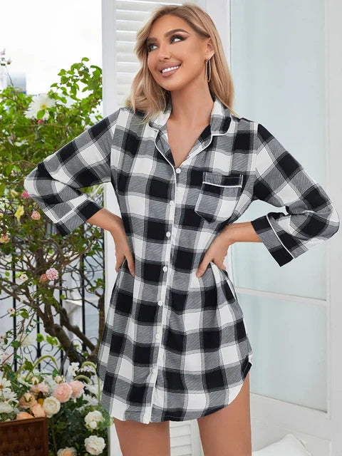 Vrouwen Slaapjurk Zacht Herfst Collectie Voor Dames - StudioMarella
