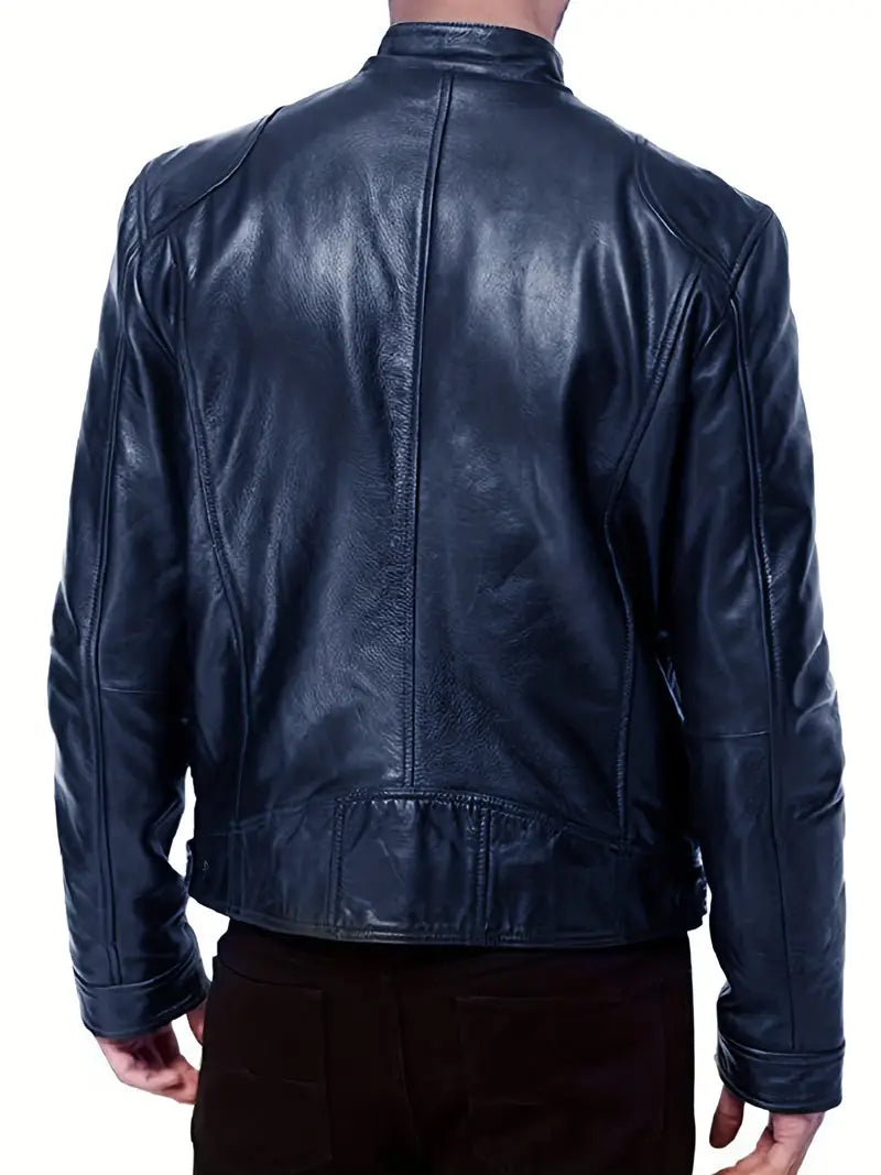 Heren Leren Jas - Tijdloze Klassieke Stijl met Moderne Accenten
