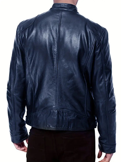 Heren Leren Jas - Tijdloze Klassieke Stijl met Moderne Accenten