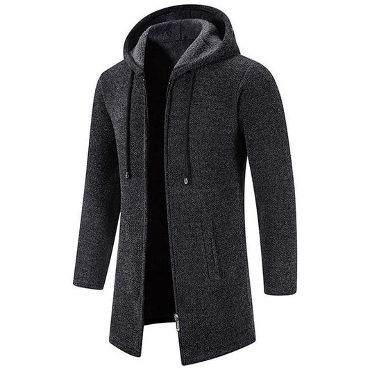 Herenvest Fleece Halflang met Capuchon Warm en Waterdicht - StudioMarella