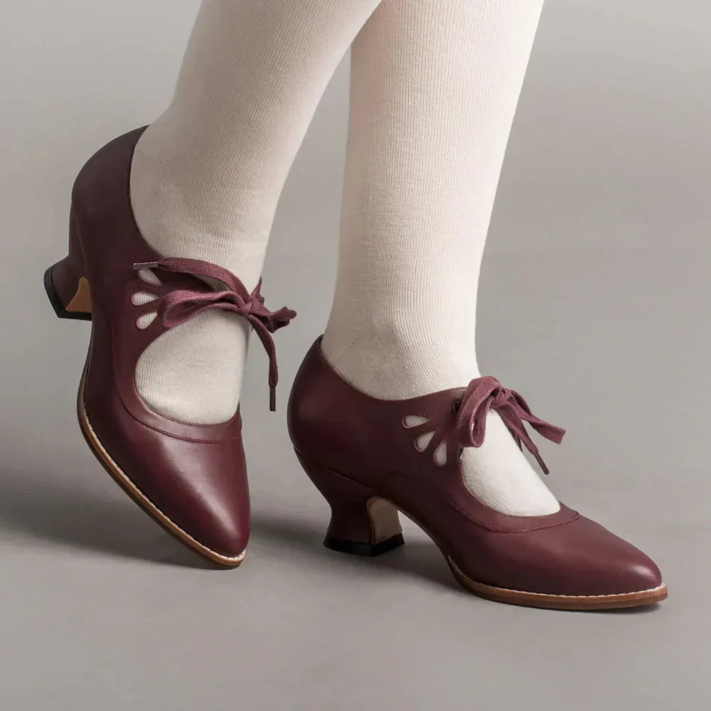 Dameschoenen met Hoge Hak Orthopedisch Leer Comfortabele Schoenen