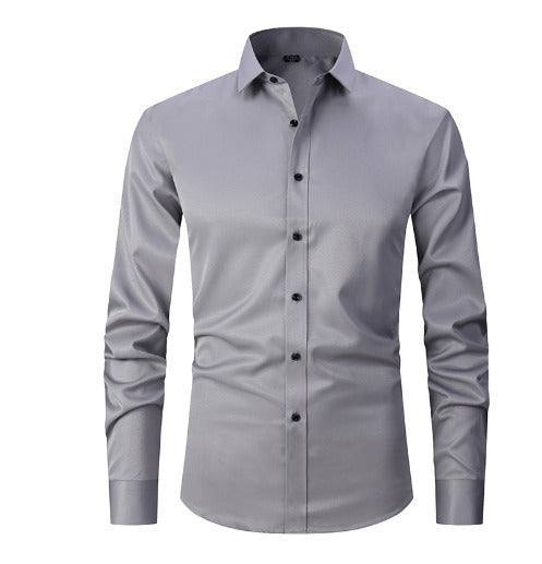 Heren Overhemd Stretch Streekvrij Comfortabel