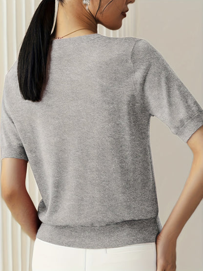 Dames T-Shirt Comfortabele Stijlvolle Top