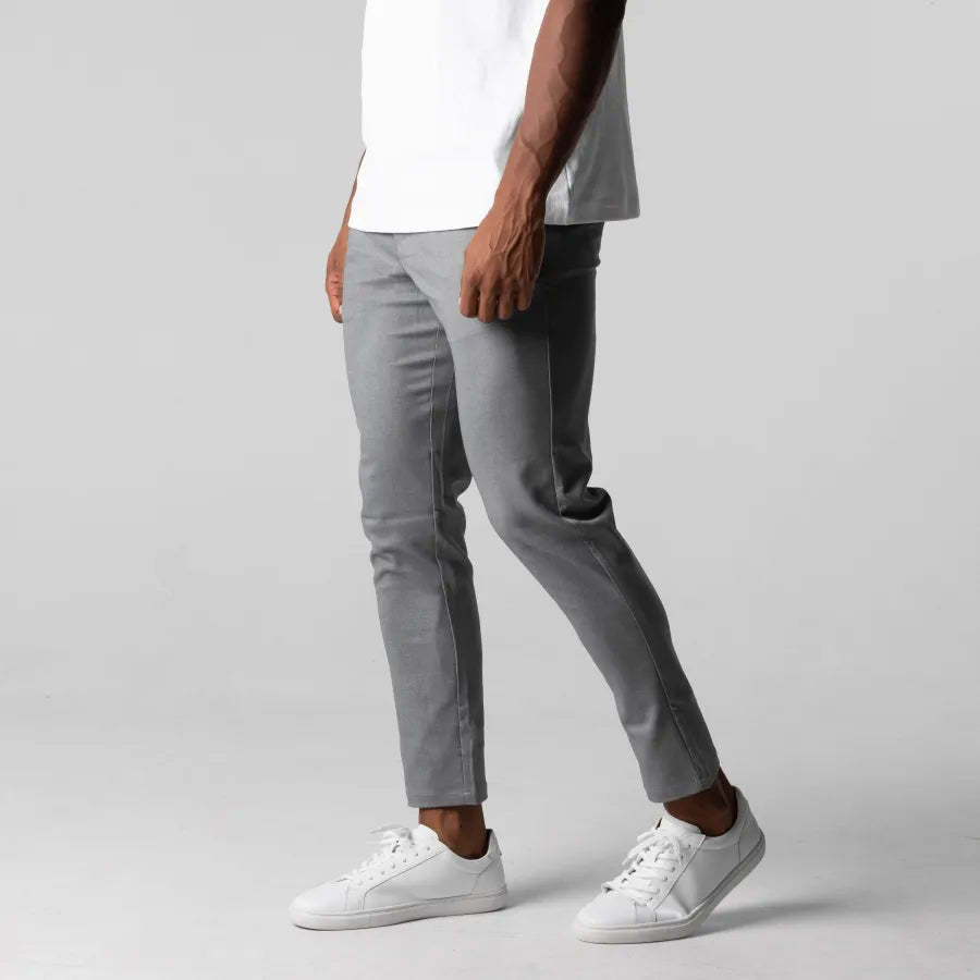 Comfortabele Chino Broek Heren Slim Fit Rekbaar