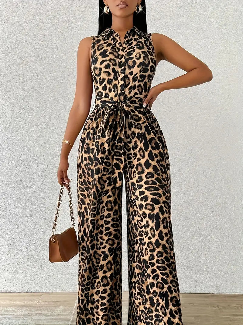Leopard Tuta Collo Farfalla Dames - StudioMarella