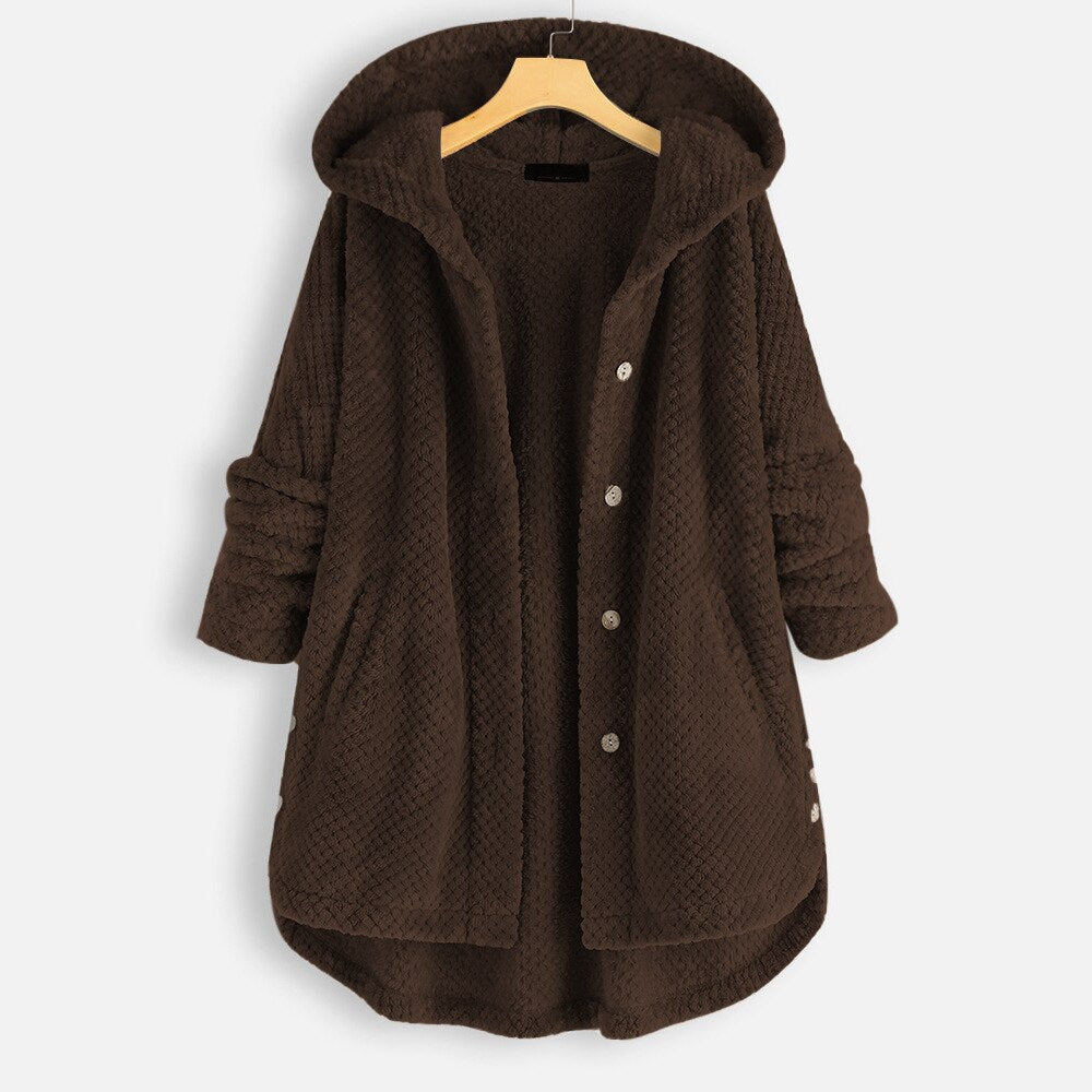 Dames Capuchonjack Oversized Warm en Stijlvol