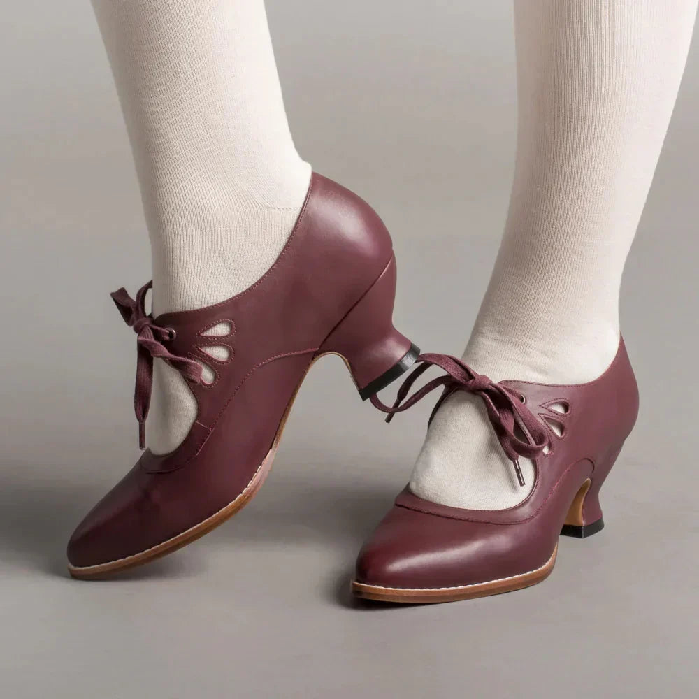 Dameschoenen met Hoge Hak Orthopedisch Leer Comfortabele Schoenen