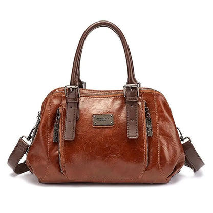 Lederen Schouderhandtas Valentina Stijlvol Design