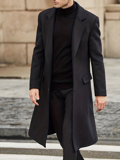 Heren Trenchcoat Waterdicht Zakelijk Elegant Winterjas
