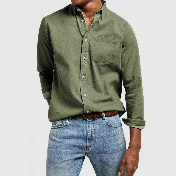 Relaxed Fit Casual Overhemd voor Mannen - StudioMarella