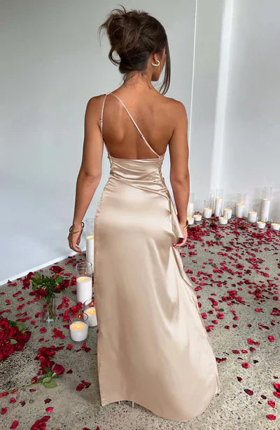 Zwarte Maxi Jurk voor Vrouw Elegante Avondjurk