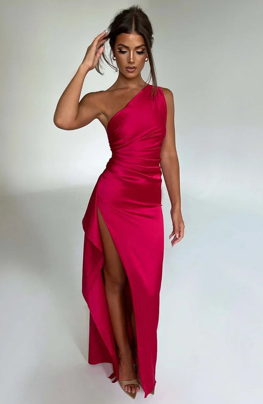 Elegante One-Shoulder Avondjurk voor Vrouw - StudioMarella