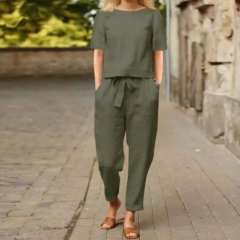 Elegante Zomerset voor Vrouw Tijdloos en Comfortabel