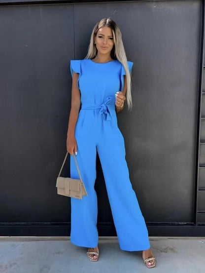 Vrouwelijke Jumpsuit Comfortabele Zomerjurk Elegante Stijl