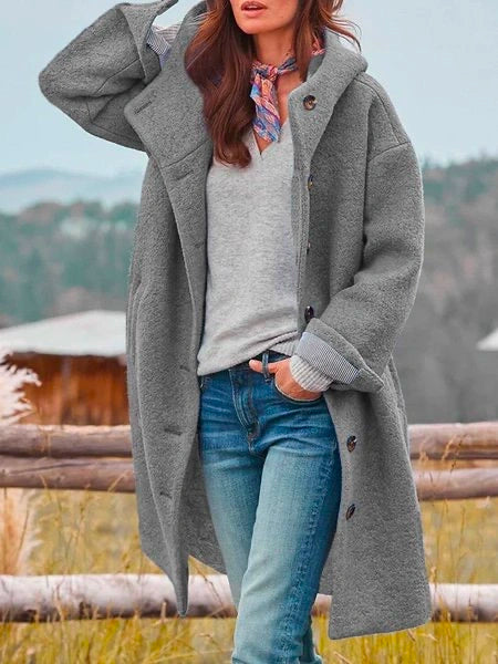 Dames Parka Jacket Met Capuchon