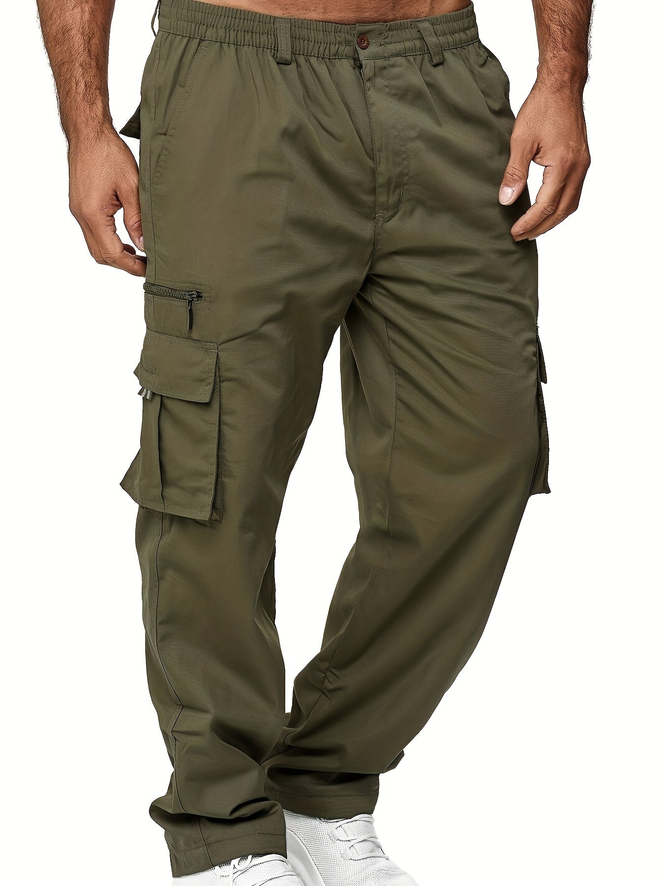 Heren Cargo Broek Comfortabel Luchtig en Praktisch