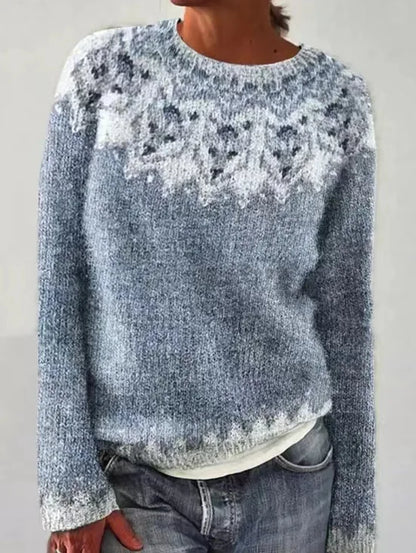 Dames Retro Trui Comfortabele Pasvorm