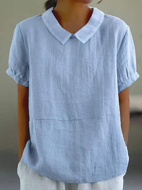 Vrouwen Blouse Elegante Katoen - StudioMarella
