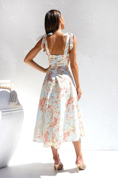 Midi Jurk Elegante Isabella Stijl