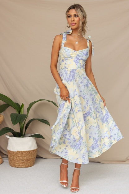 Midi Jurk Elegante Isabella Stijl