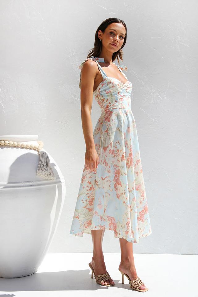 Midi Jurk Elegante Isabella Stijl