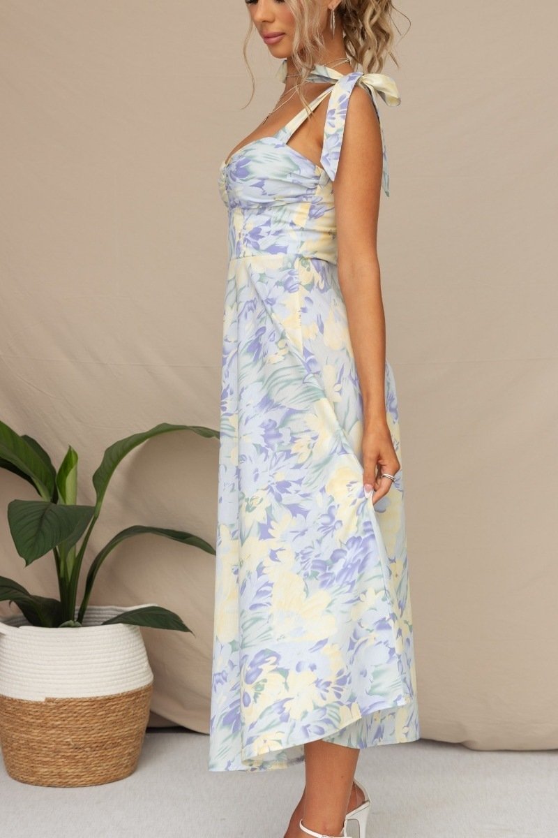 Midi Jurk Elegante Isabella Stijl