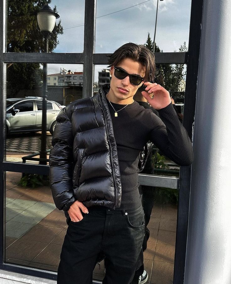 Heren Winterjas Gevoerde Gewatteerde Sherpa Jacket Warm