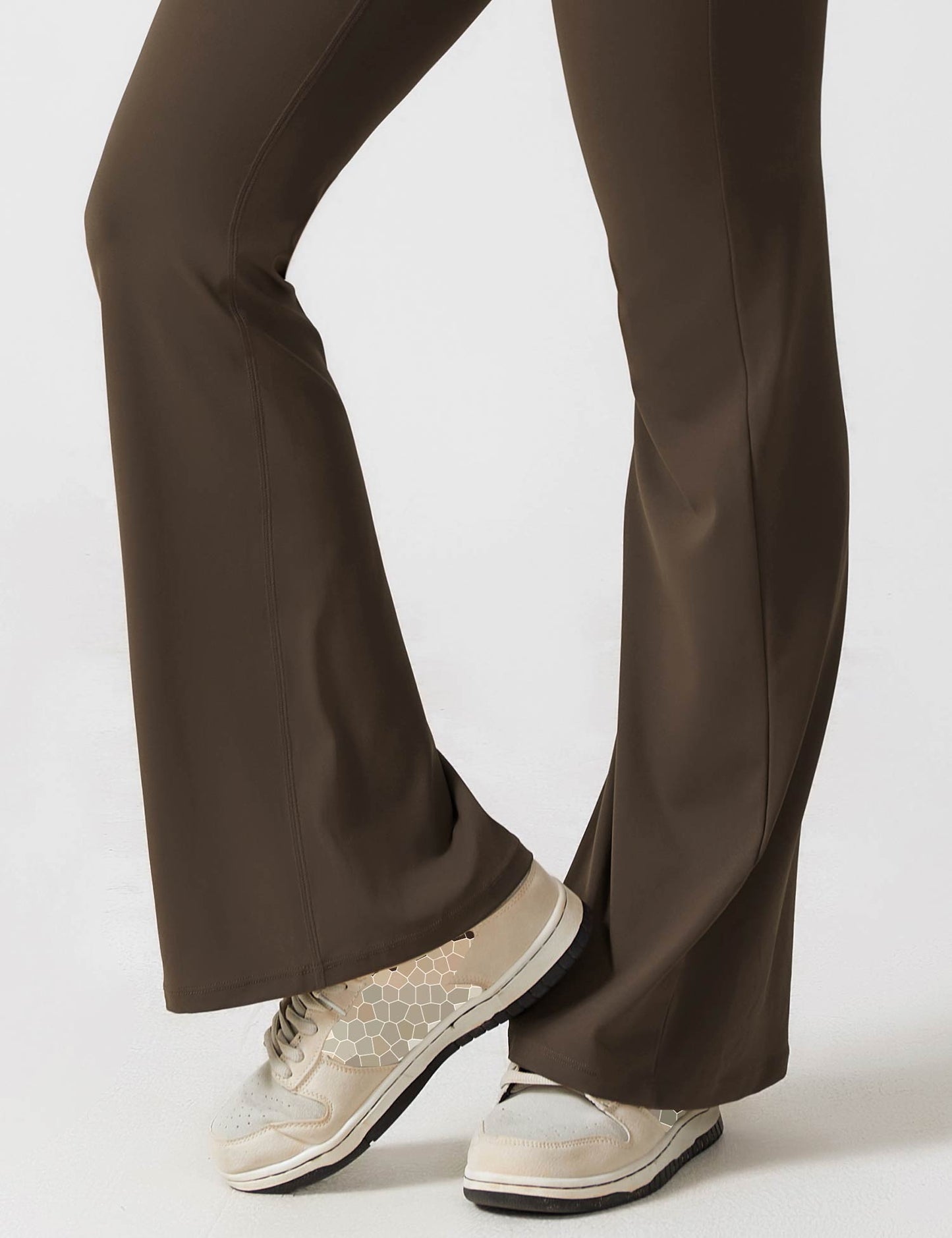 Jumpsuit Zijde V-Hals Comfortabele Flair Broek