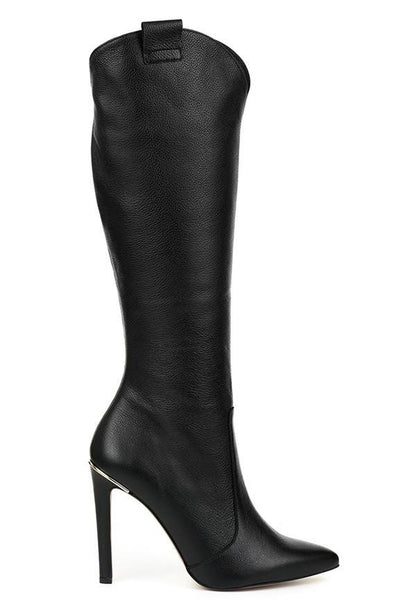 Hoge Hak Laarzen Elegante Dames Schoenen