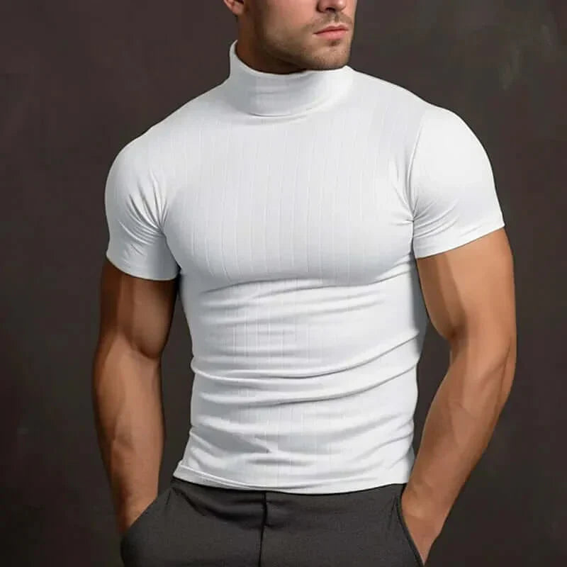 Heren T-shirt Effen Kleur Comfortabel Casual Model