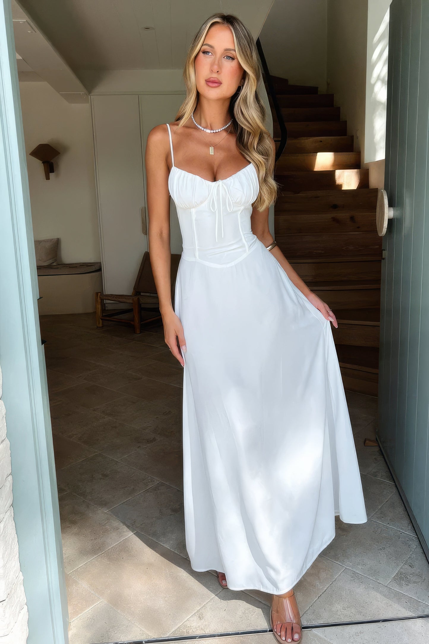 Vrouwen Zomerjurk Maxi Luchtig Elegant Lange Jurk
