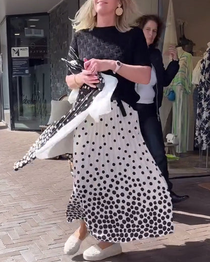Elegante Rok Met Plooien