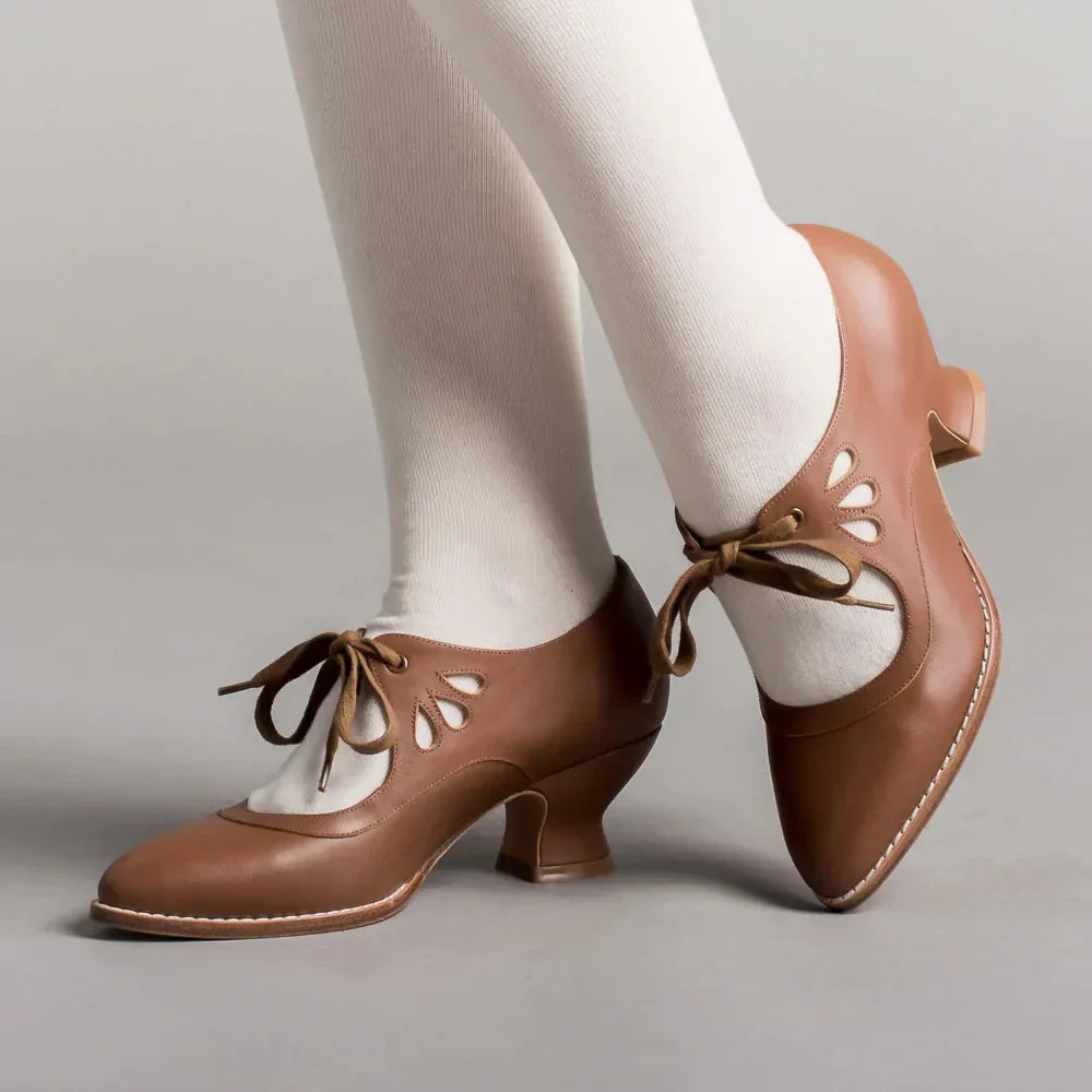 Dameschoenen met Hoge Hak Orthopedisch Leer Comfortabele Schoenen - StudioMarella