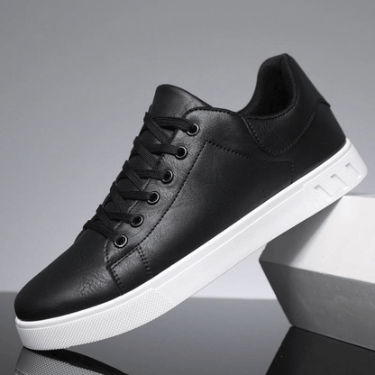 Leren Sneakers Heren Elegant Comfortabel Stijlvol Design