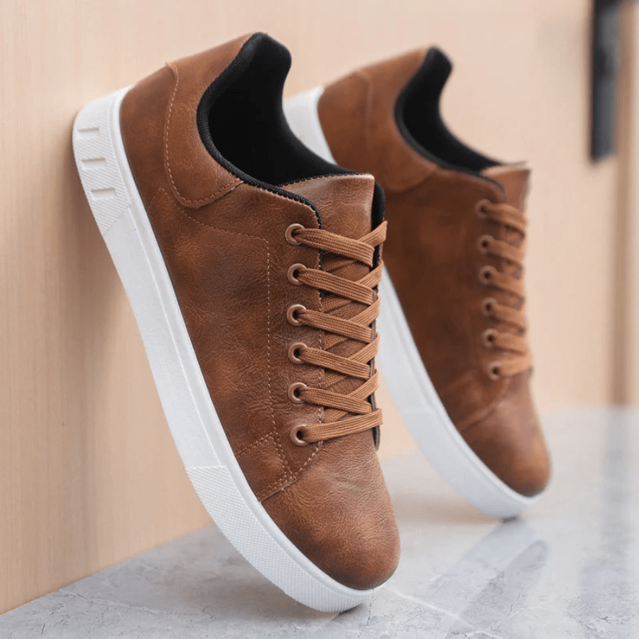 Leren Sneakers Heren Comfortabel en Stijlvol