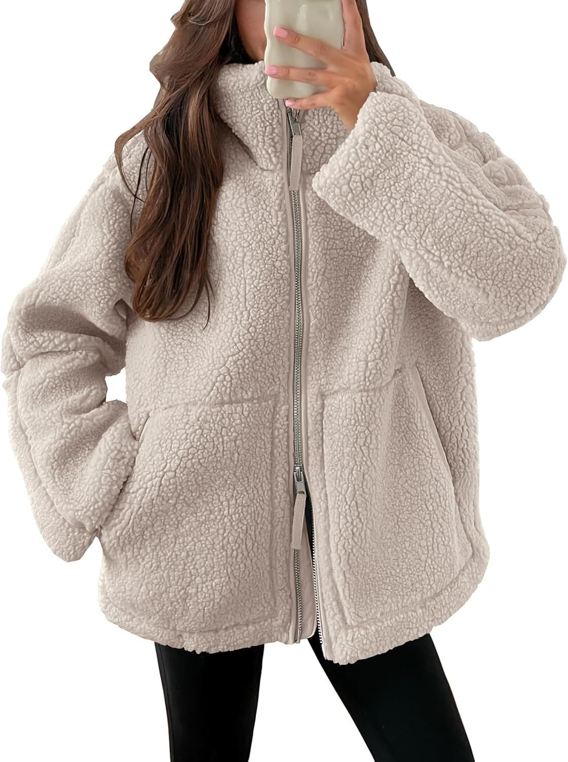 Dames Fleecejas Warm en Zacht voor Winter